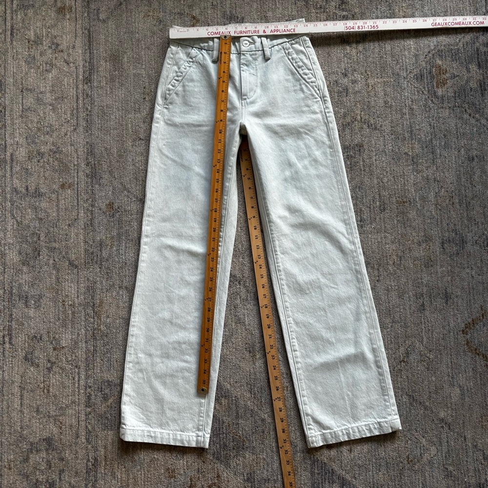 FAVORITE DAUGHTER The Taylor Low Rise Trousers Sierra Size 24 Trendy Effortless - Picture 8 of 10